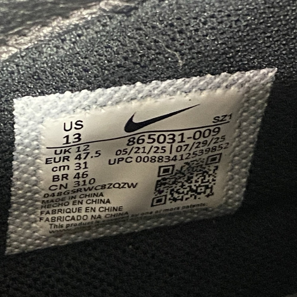 Nike ACG Air Max Goadome Mens Boots Size 13 Black Leather Shoes 865031-009 - Picture 11 of 11